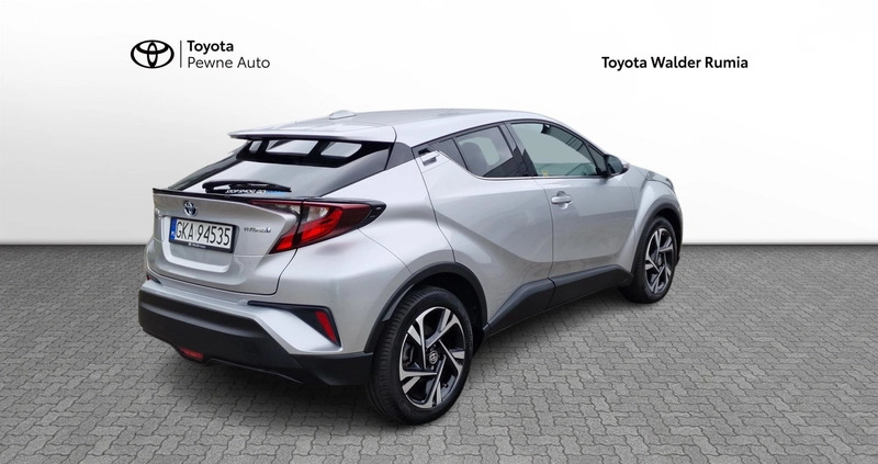 Toyota C-HR cena 114800 przebieg: 37860, rok produkcji 2022 z Pelplin małe 277